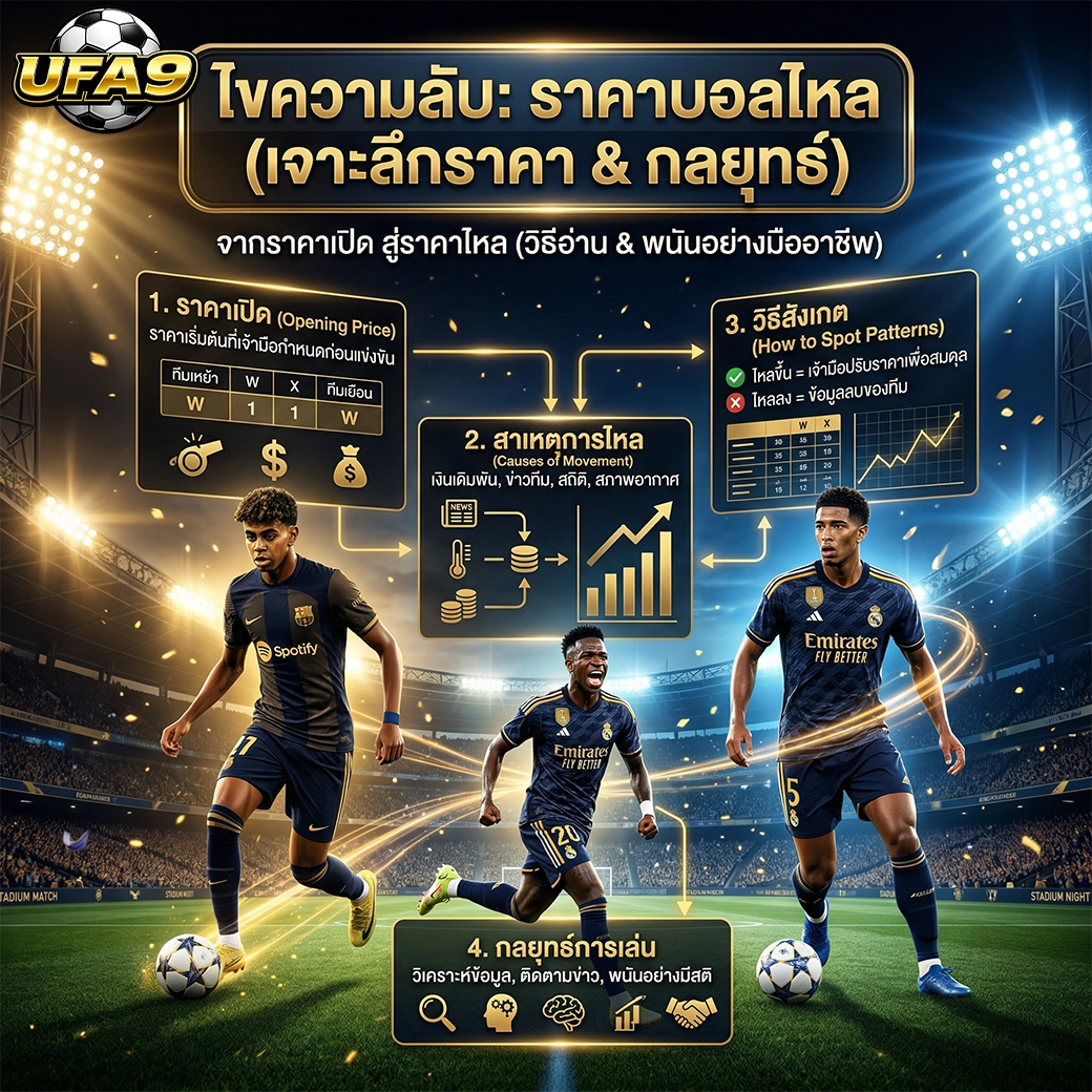 ufa9 ไขความลับ ราคาบอลไหล เจาะลึกราคา และ กลยุทธ์