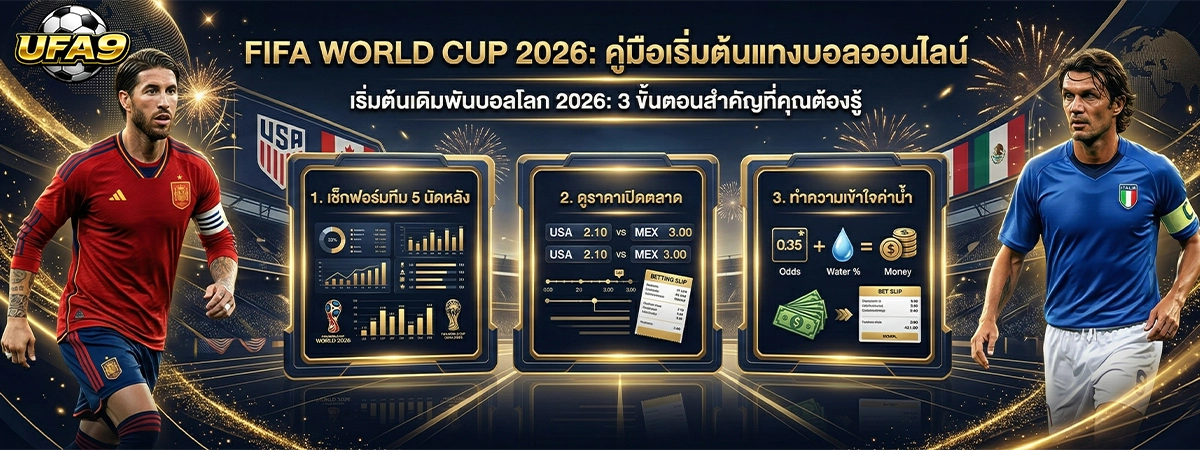 เว็บตรงคุณภาพ ufa9 มือใหม่แทงบอล ควรเริ่มดูเกม จากจุดไหน